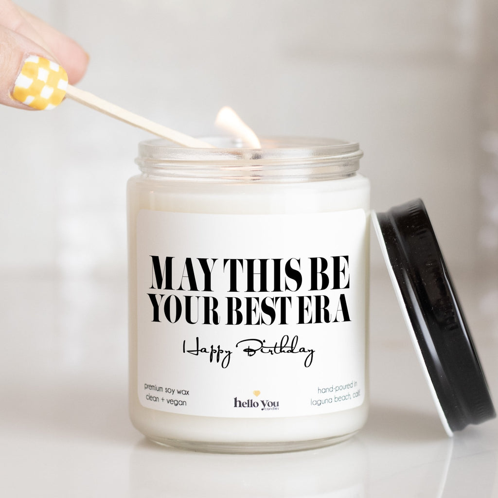 Best Era Birthday Gift Candle - hello-you-candles