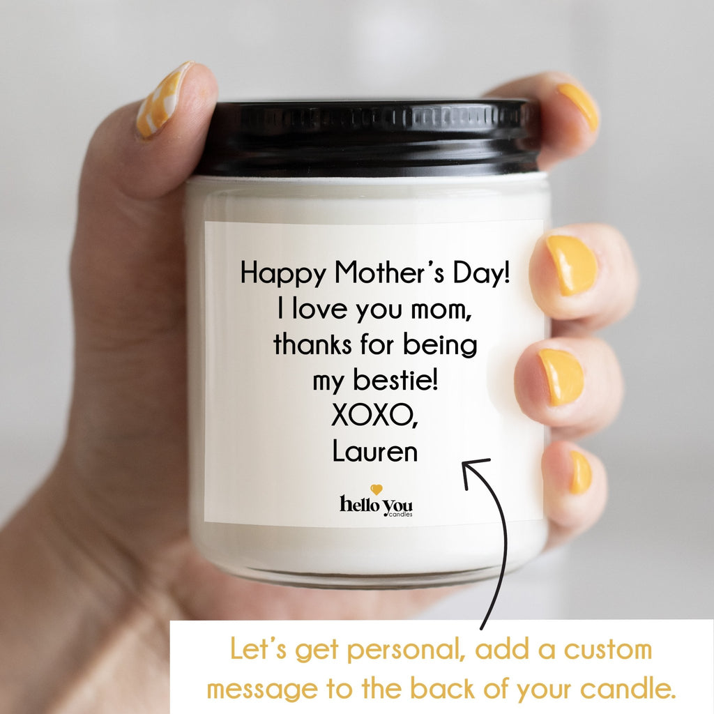 Dear Mom - Mother's Day Gift Candle - hello-you-candles