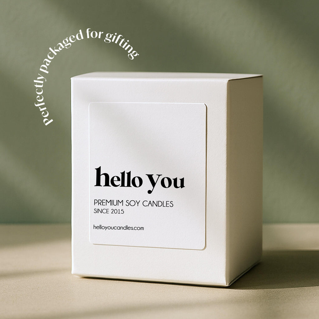 Expecting Parents Gift candle gift set, perfectly packaged for gifting, hand-poured soy candles from California.