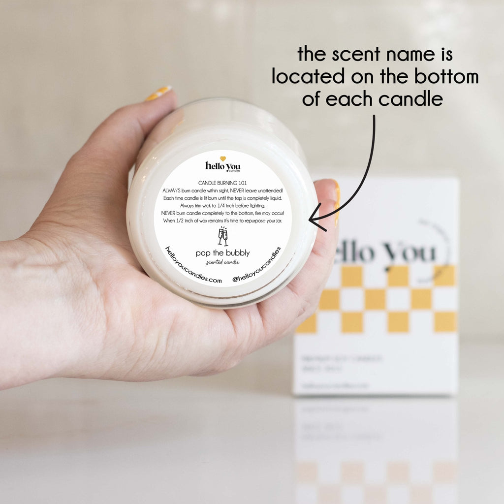 Smells Like Your Thirties have Officially Expired - Personalized candle gift for birthday - hello - you - candles