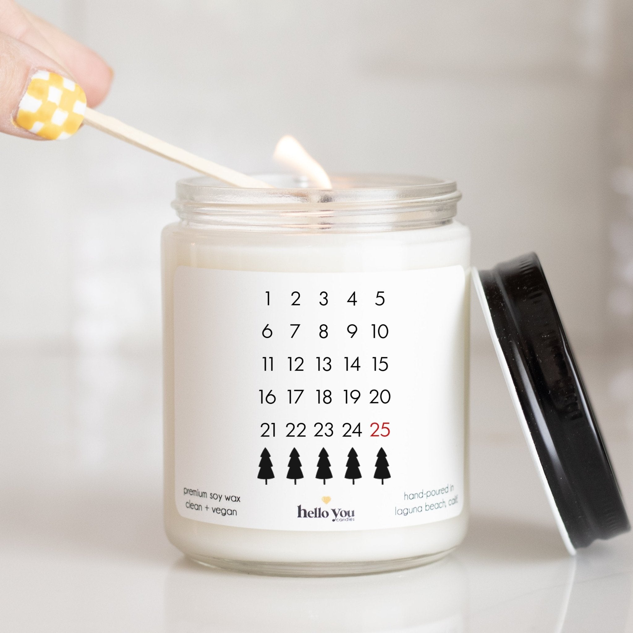 Advent Calendar Candle hello you candles Advent Calendar Candle hello you candles