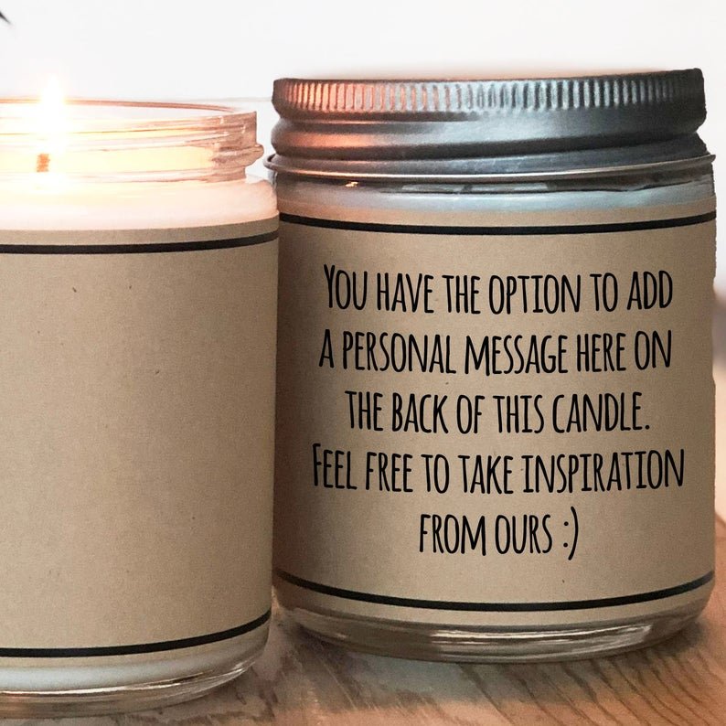 Home Is Where The Heart Is - Personalized Soy Candle Gift - hello-you-candles