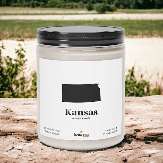 Kansas- State Scented Candle - hello-you-candles