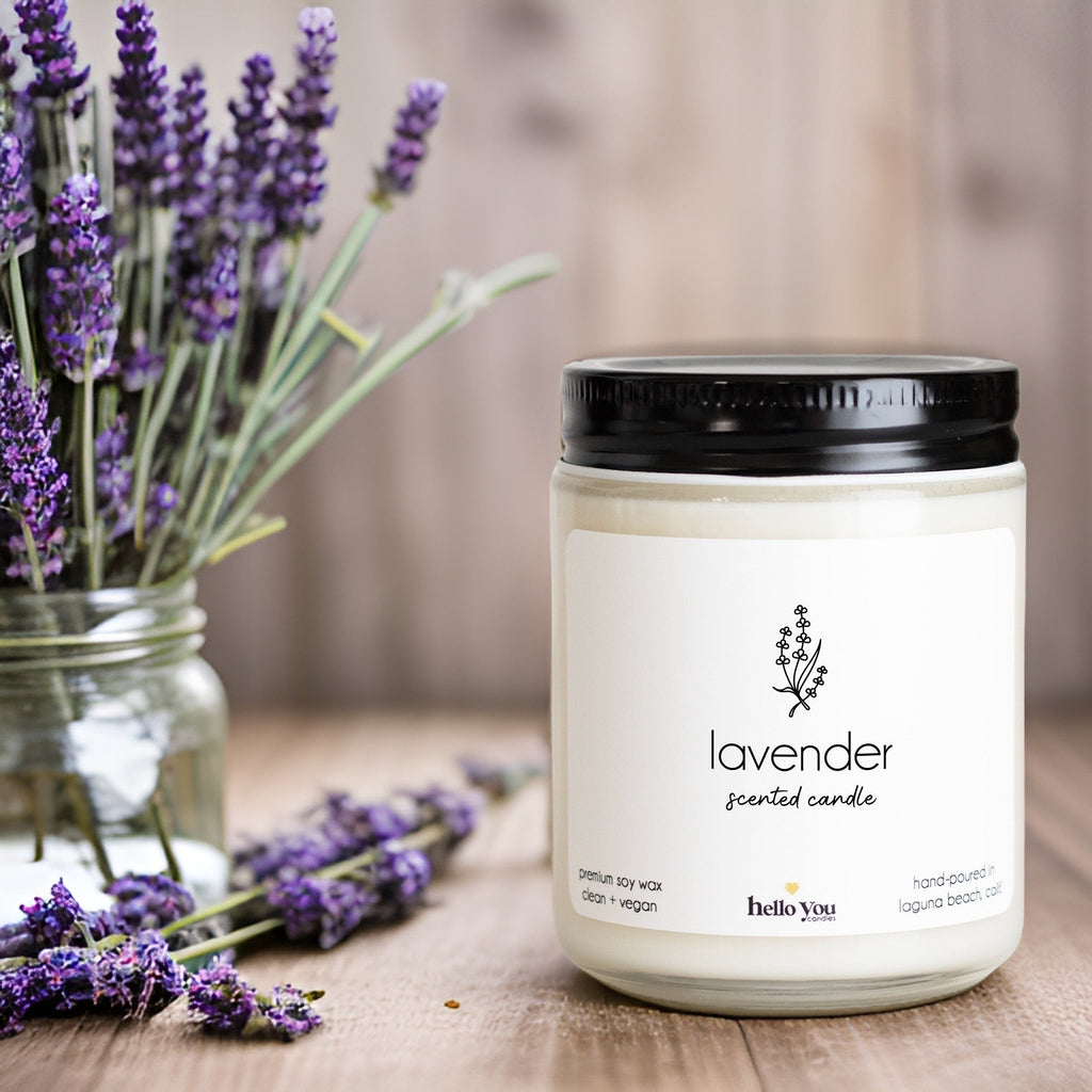 Lavender Scented Soy Candle - hello-you-candles