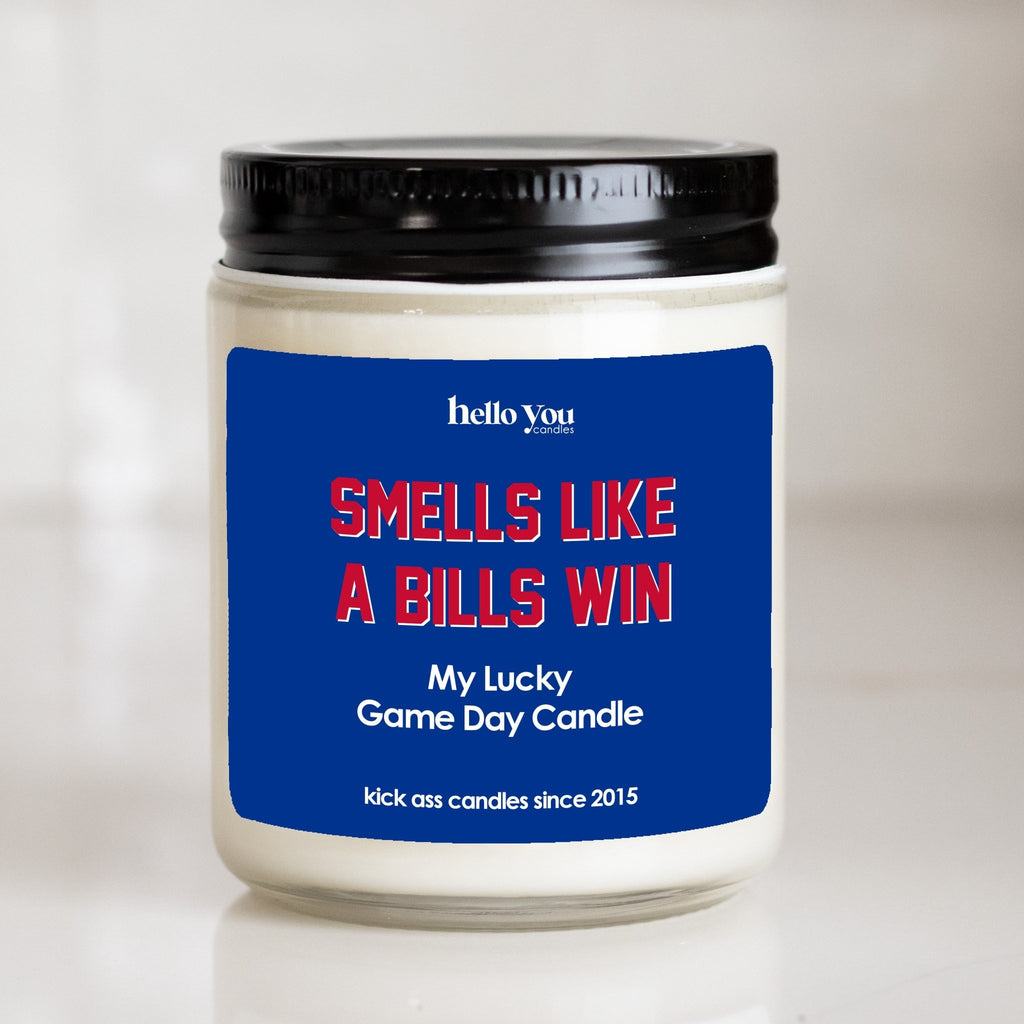 Lucky Game Day Candles - Smells like a Bills Win - hello-you-candles