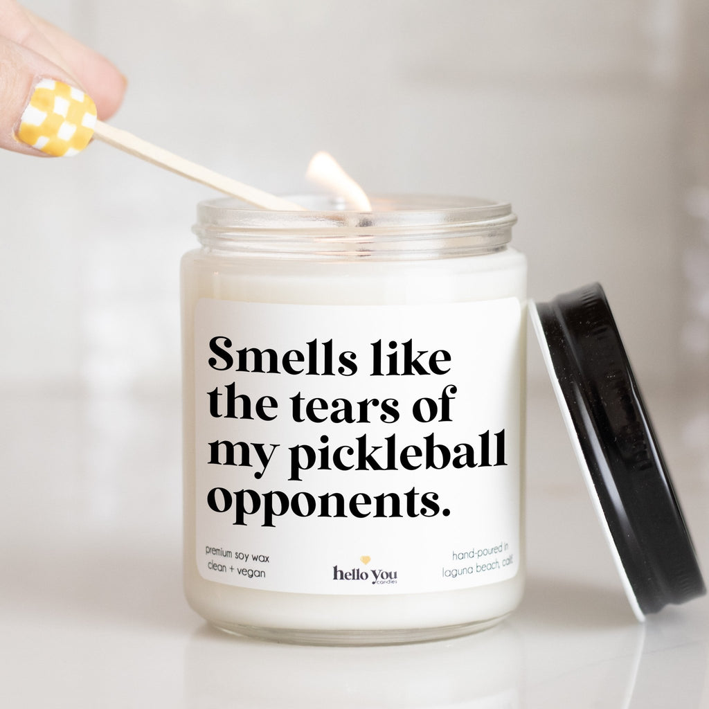 Smells Like the Tears of My Pickleball Opponents Candle - hello-you-candles