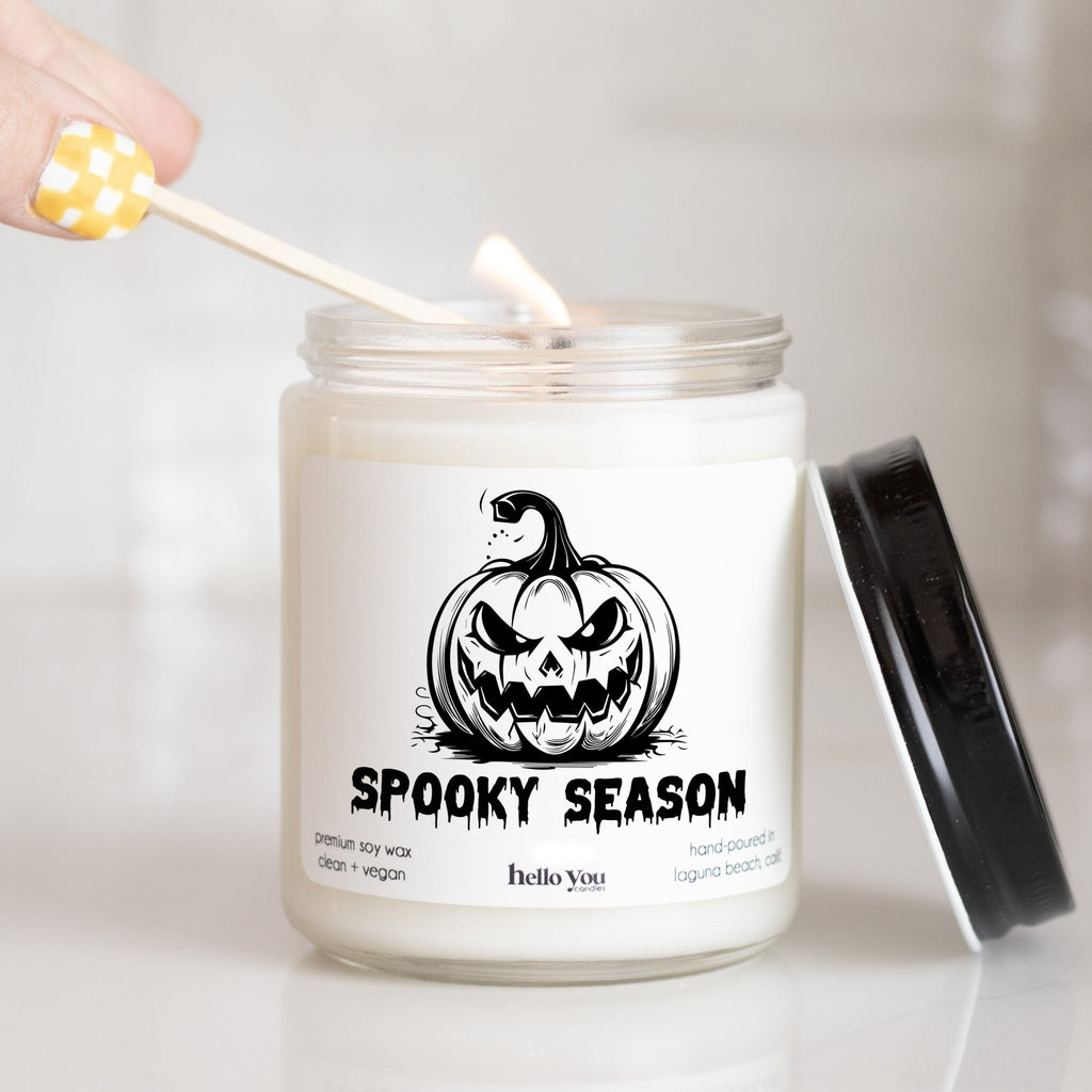 Spooky Season - Halloween Candle - hello-you-candles