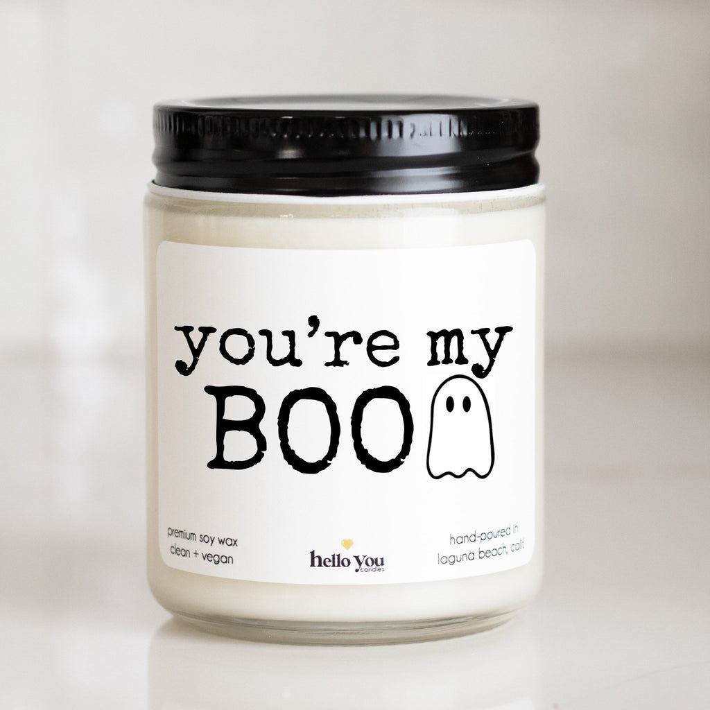 You're My Boo - Halloween Candle - hello-you-candles